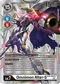 Omnimon Alter-S (Silver Alternate Art) (EX4-060 SR) [Alternative Being Booster]