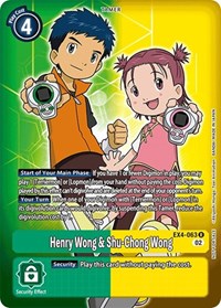 Henry Wong & Shu-Chong Wong (Alternate Art) (EX4-063 R) [Alternative Being Booster]