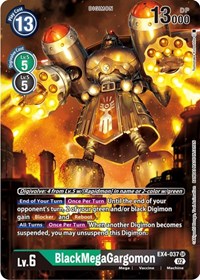 BlackMegaGargomon (Alternate Art) (EX4-037 SR) [Alternative Being Booster]