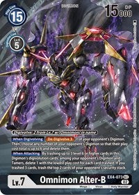 Omnimon Alter-B (Alternate Art) (EX4-073 SEC) [Alternative Being Booster]