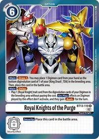 Royal Knights of the Purge (BT13-110 R) [Versus Royal Knights]