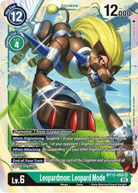 Leopardmon: Leopard Mode (BT13-058 SR) [Versus Royal Knights]