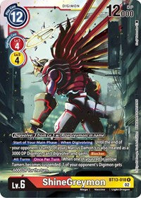 ShineGreymon (BT13-018 R) [Versus Royal Knights]