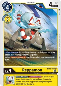 Reppamon (BT13-038 C) [Versus Royal Knights]