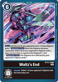 Waltz's End (BT13-108 U) [Versus Royal Knights]