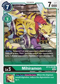 Mihiramon (BT13-053 U) [Versus Royal Knights]