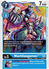 MachGaogamon (BT13-029 U) [Versus Royal Knights]