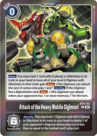 Attack of the Heavy Mobile Digimon! (Event Pack 5) (BT9-102 C) [X Record]