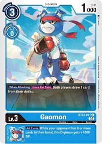 Gaomon (BT13-021 C) [Versus Royal Knights]