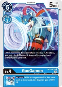 GaoGamon (BT13-025 C) [Versus Royal Knights]