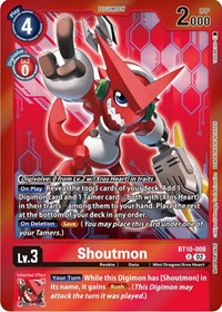 Shoutmon (Event Pack 5) (BT10-008 U) [Xros Encounter]