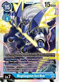 MirageGaogamon: Burst Mode (BT13-033 SR) [Versus Royal Knights]