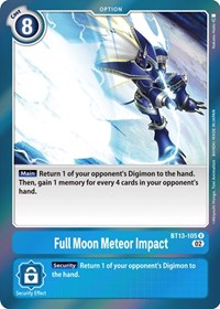 Full Moon Meteor Impact (BT13-105 R) [Versus Royal Knights]