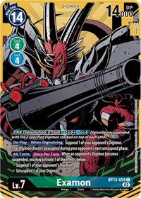 Examon (Alternate Art) (BT13-059 R) [Versus Royal Knights]