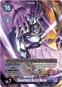 Ravemon: Burst Mode (Alternate Art) (BT13-092 SR) [Versus Royal Knights]