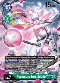 Rosemon: Burst Mode (Alternate Art) (BT13-060 SR) [Versus Royal Knights]