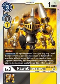 PawnChessmon - BT13-064 (BT13-064 R) [Versus Royal Knights]