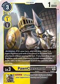 PawnChessmon - BT13-035 (BT13-035 R) [Versus Royal Knights]