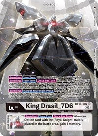 King Drasil_7D6 (Alternate Art) (BT13-007 SR) [Versus Royal Knights]