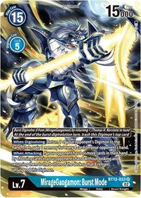 MirageGaogamon: Burst Mode (Alternate Art) (BT13-033 SR) [Versus Royal Knights]