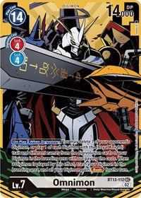 Omnimon (Alternate Art) (BT13-112 SEC) [Versus Royal Knights]