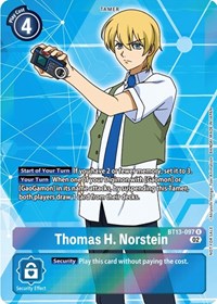 Thomas H. Norstein (Box Topper) (BT13-097 R) [Versus Royal Knights]
