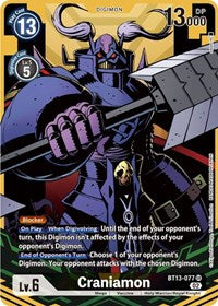 Craniamon (Alternate Art) (BT13-077 SR) [Versus Royal Knights]