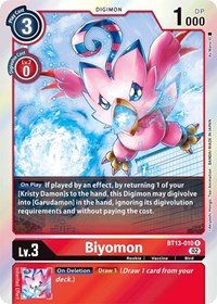 Biyomon (BT13-010 R) [Versus Royal Knights]