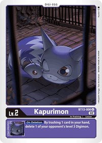 Kapurimon (BT13-006 U) [Versus Royal Knights]