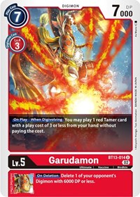 Garudamon (BT13-014 U) [Versus Royal Knights]