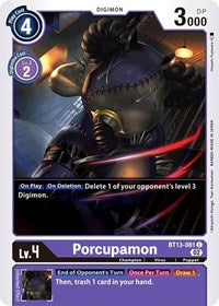Porcupamon (BT13-081 C) [Versus Royal Knights]
