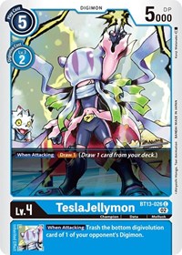 TeslaJellymon (BT13-026 C) [Versus Royal Knights]