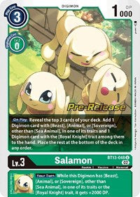 Salamon (BT13-048 U) [Versus Royal Knights Pre-Release Cards]