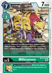 Mihiramon (BT13-053 U) [Versus Royal Knights Pre-Release Cards]