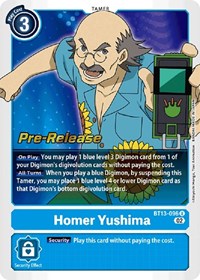 Homer Yushima (BT13-096 U) [Versus Royal Knights Pre-Release Cards]