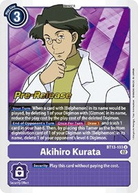 Akihiro Kurata (BT13-103 U) [Versus Royal Knights Pre-Release Cards]