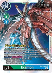 Examon (BT13-059 R) [Versus Royal Knights Pre-Release Cards]