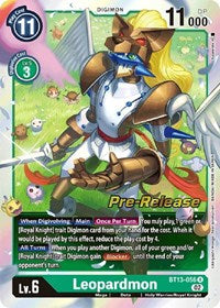 Leopardmon (BT13-056 R) [Versus Royal Knights Pre-Release Cards]