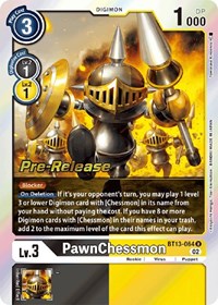 PawnChessmon - BT13-064 (BT13-064 R) [Versus Royal Knights Pre-Release Cards]