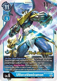 UlforceVeedramon (BT13-030 R) [Versus Royal Knights Pre-Release Cards]