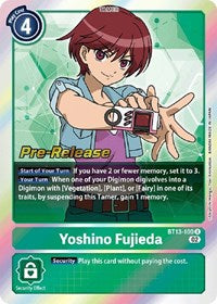 Yoshino Fujieda (BT13-100 R) [Versus Royal Knights Pre-Release Cards]