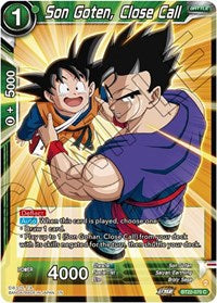 Son Goten, Close Call (BT22-070) [Critical Blow]