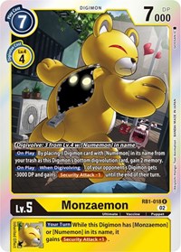 Monzaemon (RB1-018 R) [Resurgence Booster]
