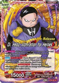 Dr. Hedo // Dr Hedo, Admiration for Heroes (BT22-002) [Critical Blow Pre-Release Cards]