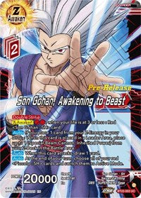 Son Gohan, Awakening to Beast (BT22-003) [Critical Blow Pre-Release Cards]