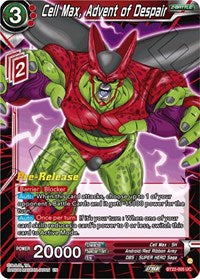 Cell Max, Advent of Despair (BT22-005) [Critical Blow Pre-Release Cards]