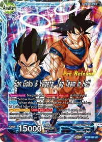 Son Goku // Son Goku & Vegeta, Tag Team in Hell (BT22-031) [Critical Blow Pre-Release Cards]