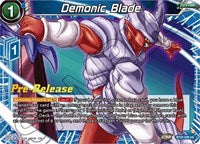 Demonic Blade (BT22-036) [Critical Blow Pre-Release Cards]