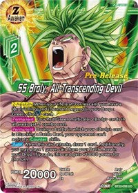 SS Broly, All-Transcending Devil (BT22-056) [Critical Blow Pre-Release Cards]