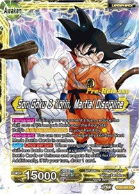 Son Goku // Son Goku & Korin, Martial Discipline (BT22-081) [Critical Blow Pre-Release Cards]